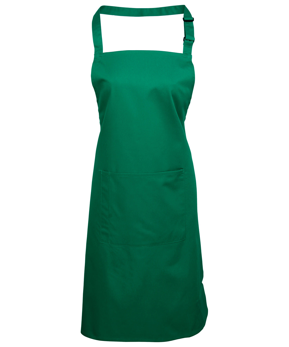 Basic Bib Apron with Pocket - Emerald